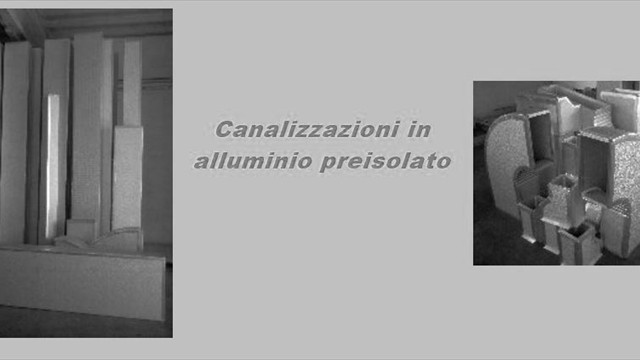 canalizzazioni in alluminio preisolato